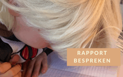 Samen het rapport doornemen; zo maak je er een positief moment van.
